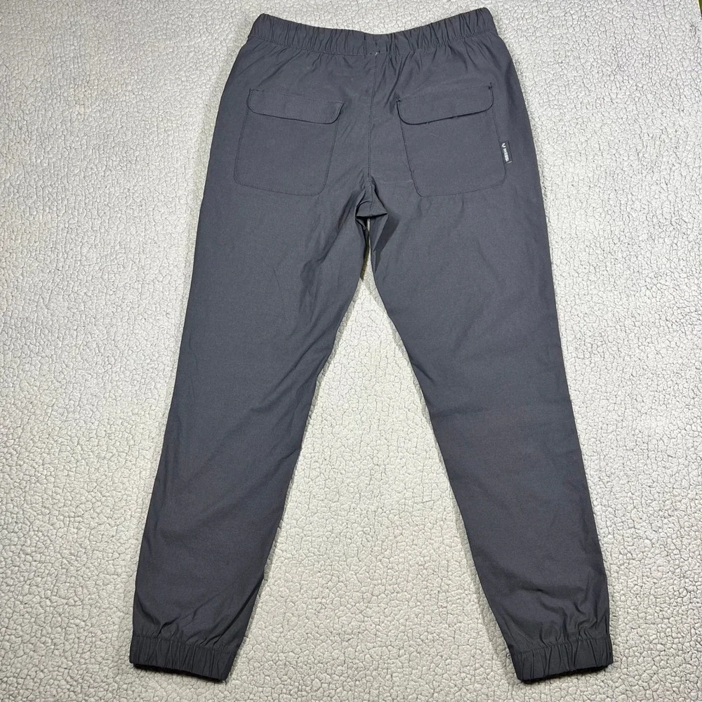 Messi Collection Mens Small Black Cargo Jogger Pants Tapered Athletic Stretch